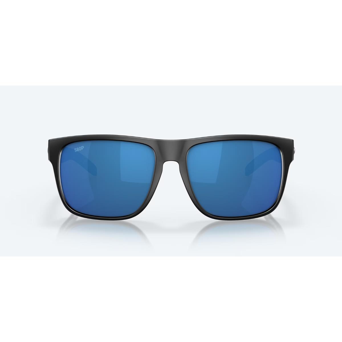 Costa Del Mar Spearo XL Polarized Sunglasses 90130559 Matte Black - Blue Mirror