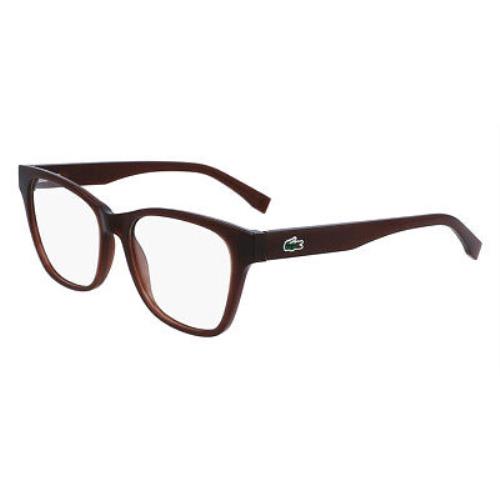 Lacoste L2920 Eyeglasses Women Brown Square 54mm