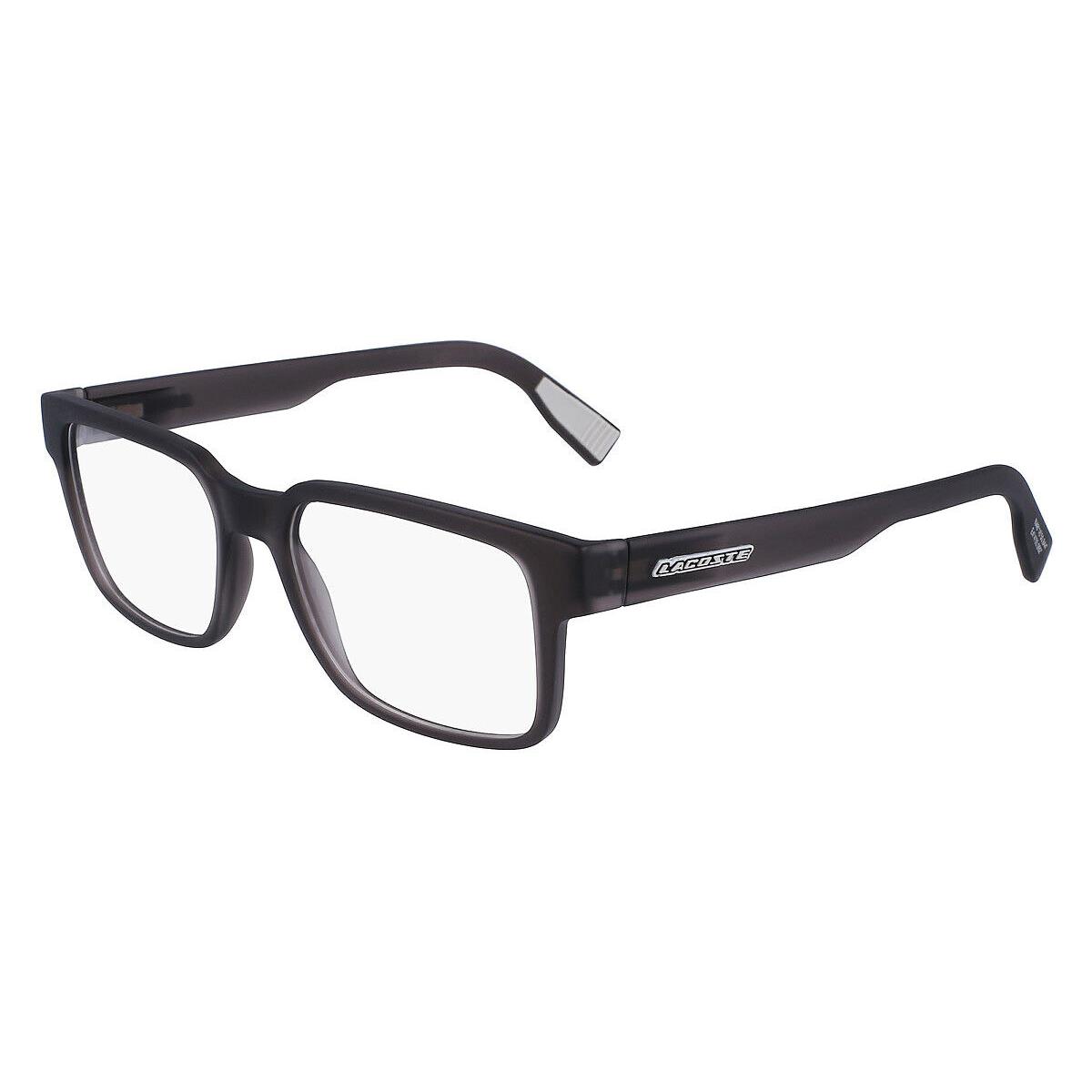 Lacoste L2928 Eyeglasses Men Matte Gray Square 53mm