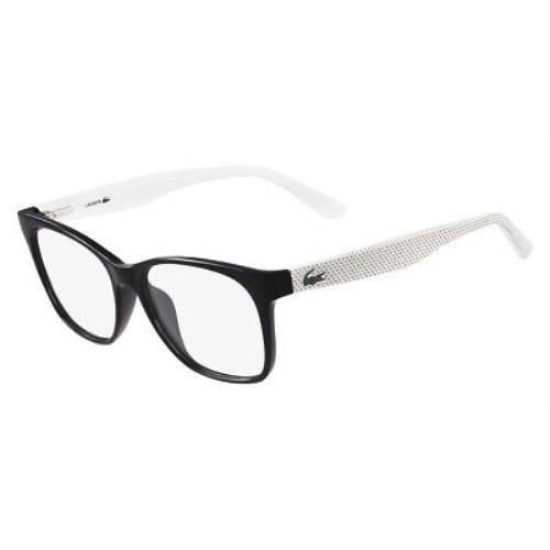 Lacoste L2767 Eyeglasses RX Women Black Rectangle 54mm
