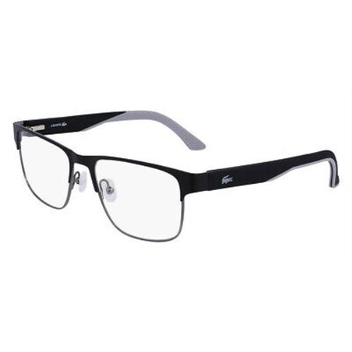 Lacoste L2291 Eyeglasses Men Black Square 56mm