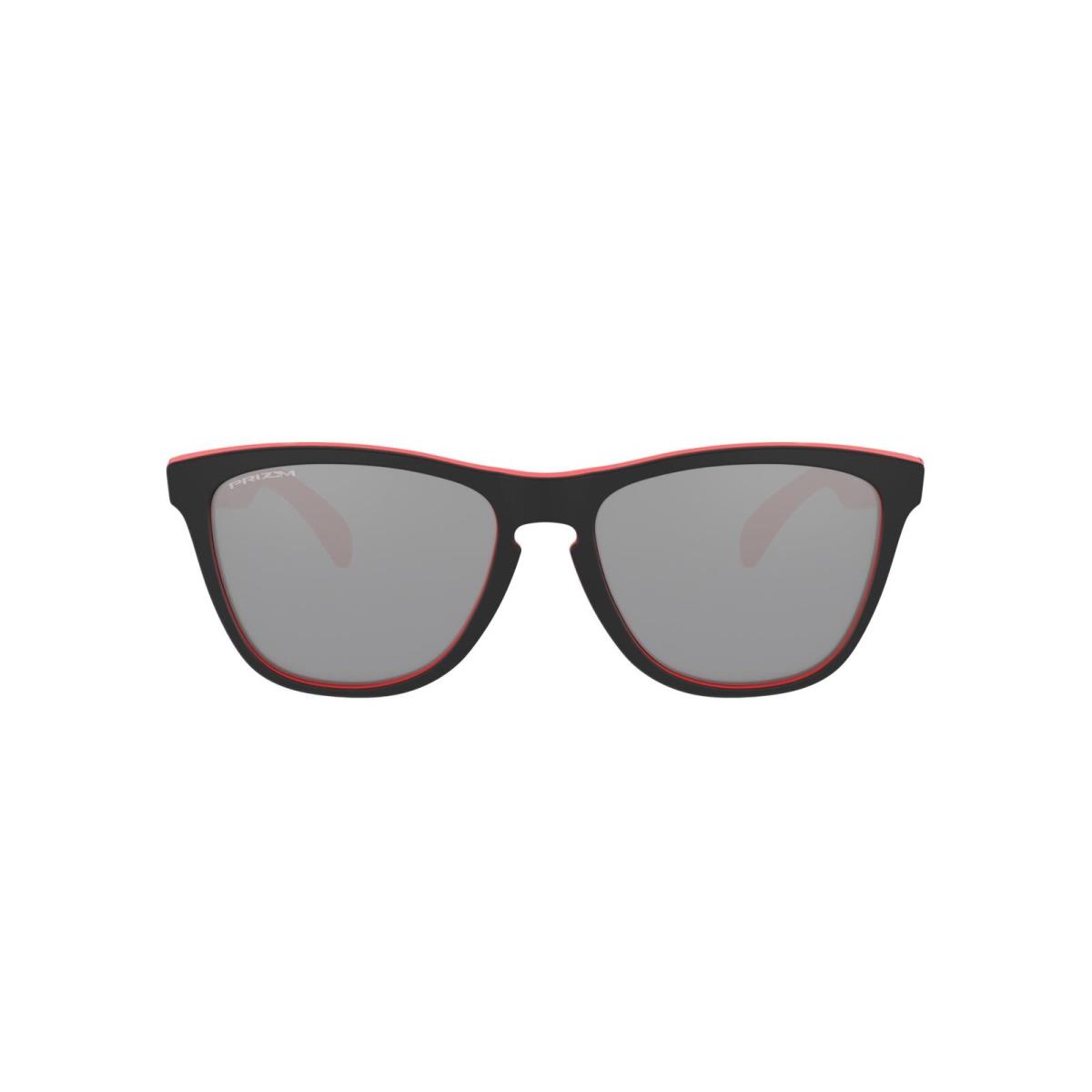 OO9013-G2 Mens Oakley Frogskins Sunglasses - Frame: Dark Berry Black, Lens: Prizm Trail
