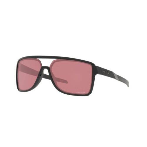 OO9147-08 Mens Oakley Castel Sunglasses - Black Frame