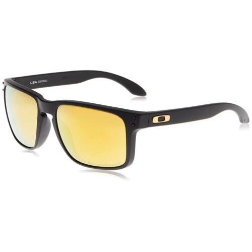 OO9417-23 Mens Oakley Holbrook XL Polarized Sunglasses - Black Frame, Gold Lens