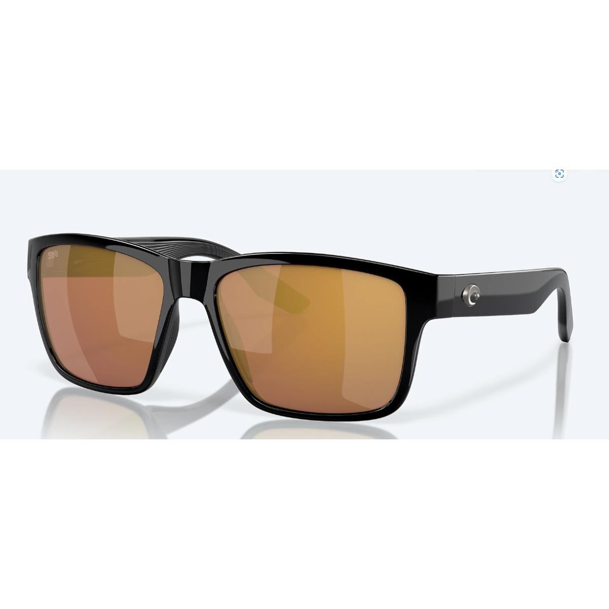 Costa Del Mar Paunch XL Black Gold Mirror Polarized 580g Glass