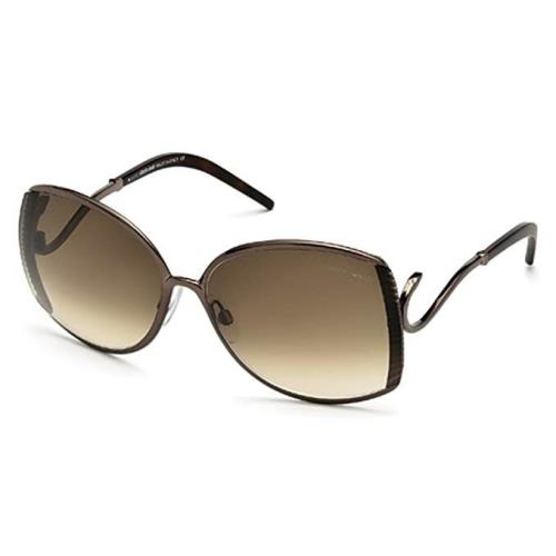 Roberto Cavalli RC663S-6348F Amaranto Shiny Dark Brown Women`s Sunglasses