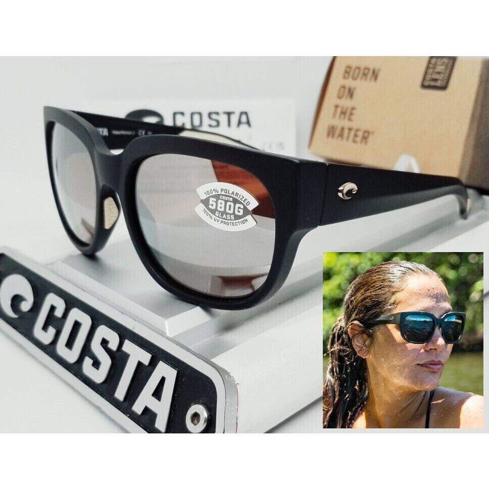 Costa Del Mar Black/silver Mirror Waterwoman 2 Polarized 580G Sunglasses