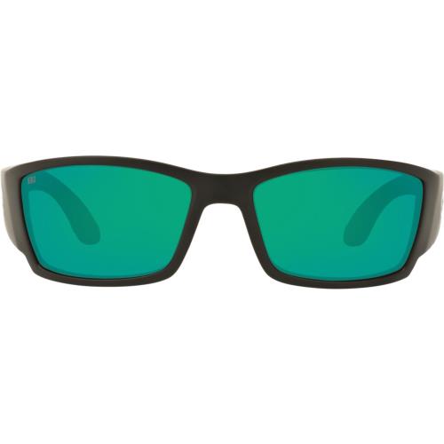 CB11 Ogmglp Mens Costa Corbina Polarized Sunglasses - Frame: Black, Lens: Green