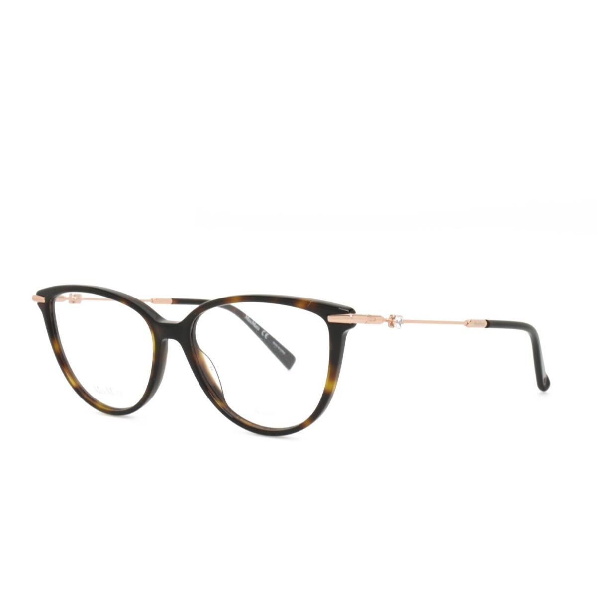 Max Mara 1413 086 53-15-140 Dark Havana Eyeglasses