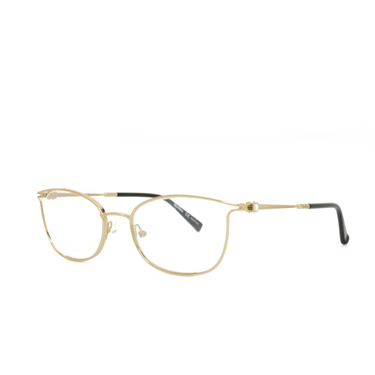 Max Mara 1358 000 52-19-140 Gold Black Eyeglasses