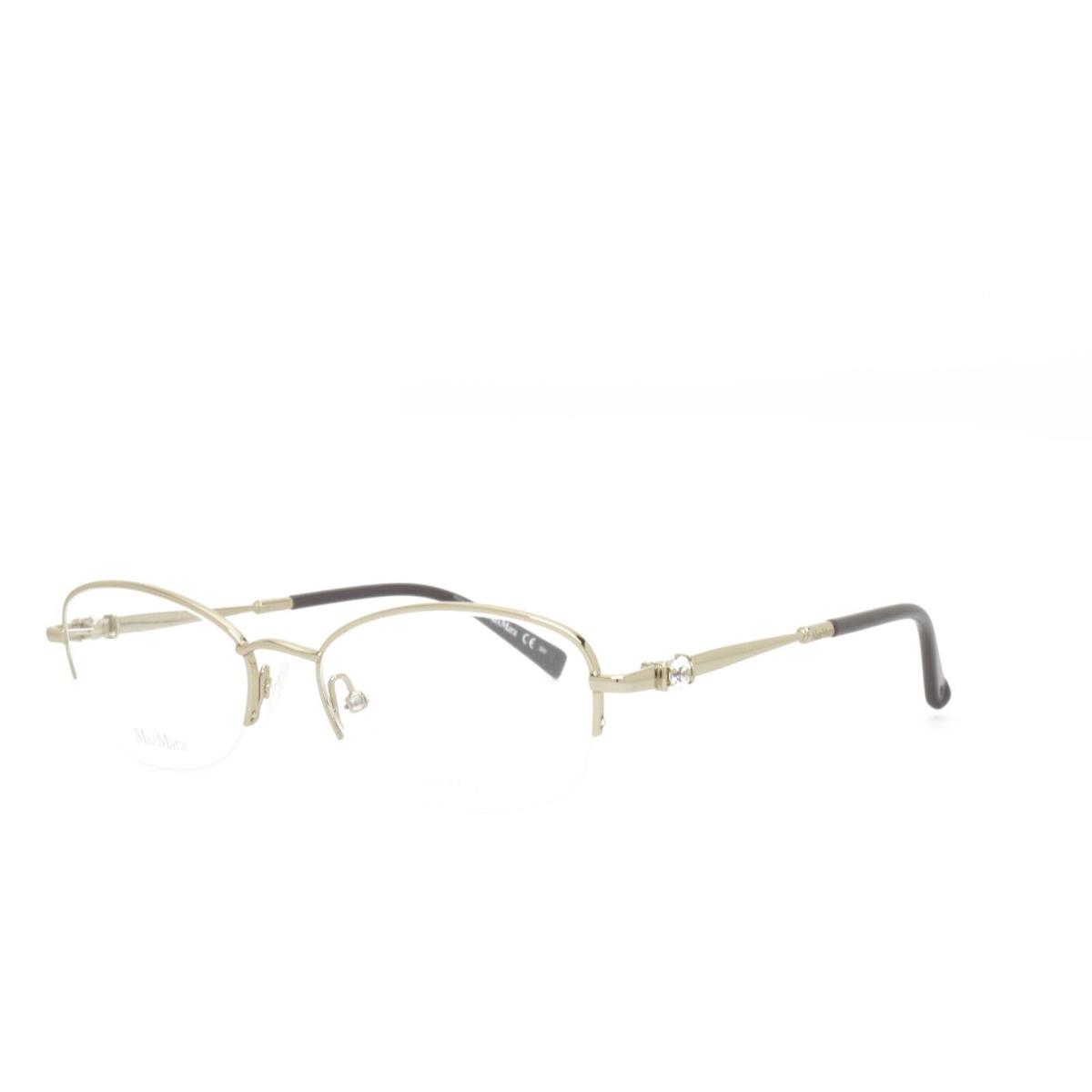 Max Mara 1382 3YG 52-18-140 Gold Gray Eyeglasses