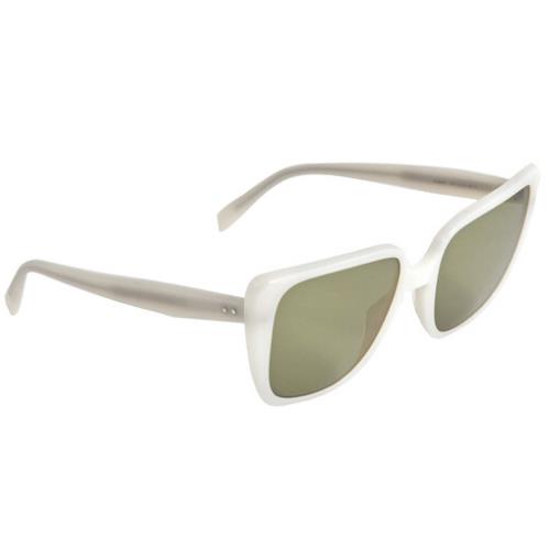 Loewe Celine CL40047I 25N Milky White Swan Sunglasses 57-19-145 Nwob