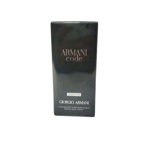 2022 Release Armani Code Homme Parfum by Giorgio Armani 2.5oz/75ml