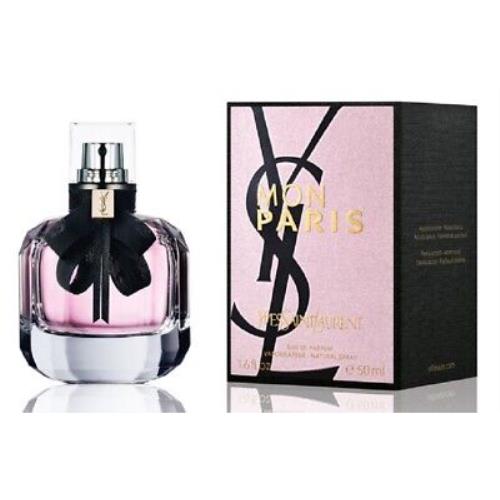 Yves Saint Laurent Mon Paris For Women Eau De Parfum 1.6 oz 50 ml Edp Spray
