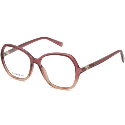 Givenchy Women`s Eyeglasses Full Rim Pink Butterfly Frame GV 0141 0C9N 00