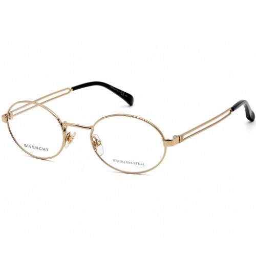 Givenchy Women`s Eyeglasses Full Rim Gold and Black Metal Frame GV 0108 0J5G 00