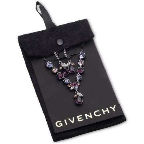 Givenchy Hemitate Tone Necklace Earrings INC671