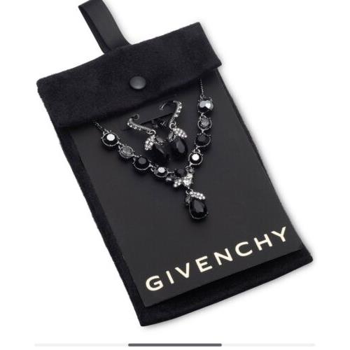 Givenchy Hemitate Tone Necklace Earrings INC671