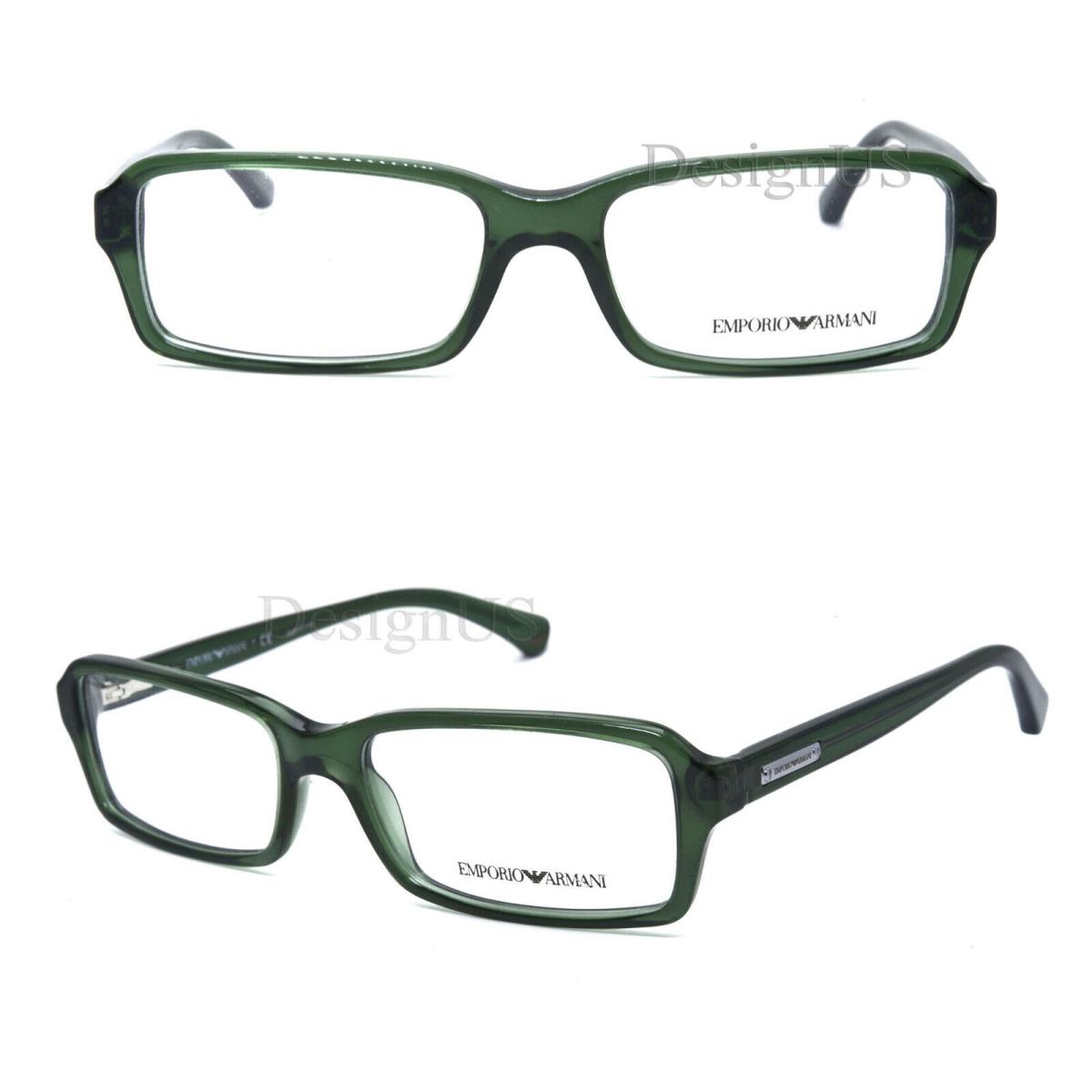 Emporio Armani EA 3010 5074 Transparent Green 54/16/140 Eyeglasses