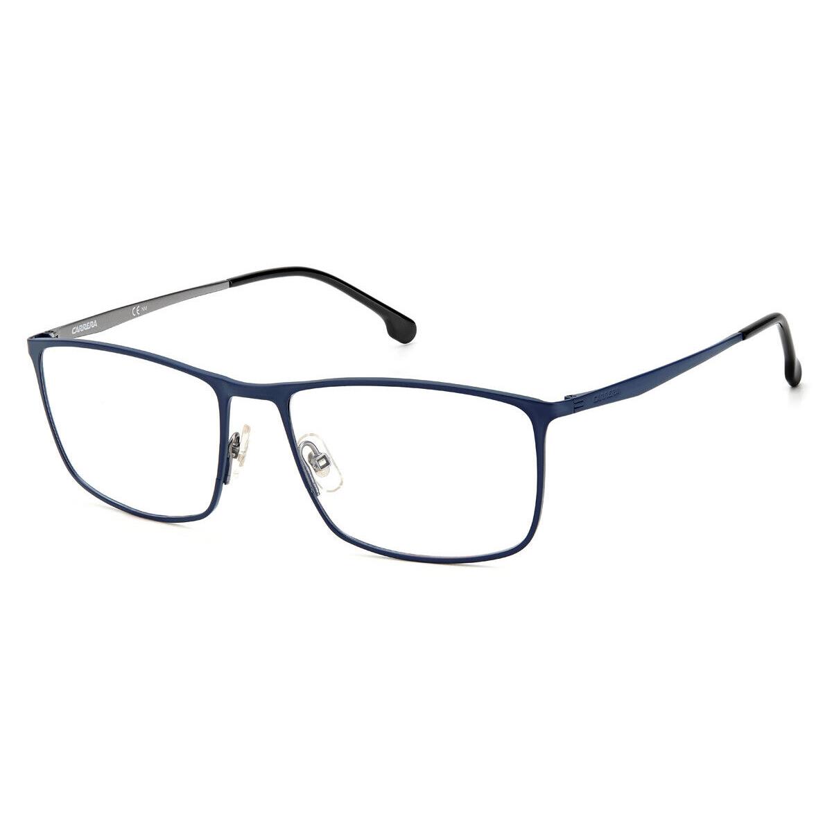 Carrera 8857 Eyeglasses Men Blue Rectangle 57mm