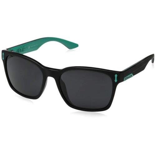 27073-007 Mens Dragon Alliance DR511S Liege Sunglasses - Matte Black/Teal Frame