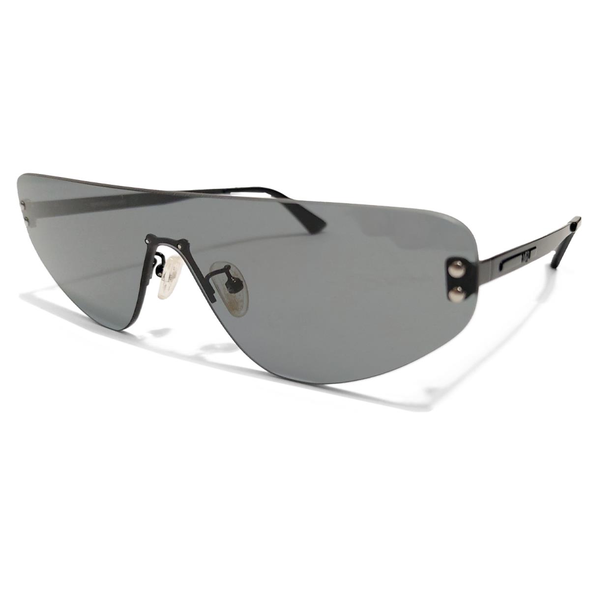 Mcq by Alexander Mcqueen Black Grey Shield MQ0221S Sunglasses