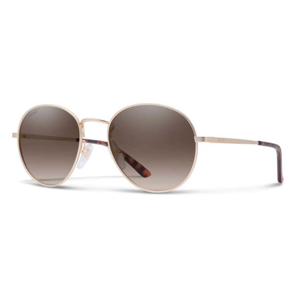 Smith Prep Matte Gold Polarized Brown Gradient 53 mm Unisex Sunglasses