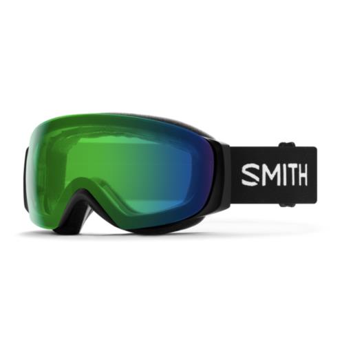 Smith Optics I/o Mag S Goggles - Black + Chromapop Everyday Green Mirror Lens