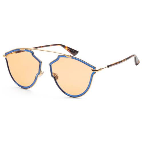 SOREALRISS-0KY2-W7 Unisex Christian Dior Sorealriss Sunglasses - BLUE GOLD Frame