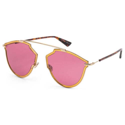SOREALRISS-1-U1 Unisex Christian Dior Sorealriss Sunglasses - YELL GOLD Frame