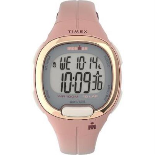 Timex TW5M350009J 33 mm Womens Ironman Transit Pink Rose Gold-tone Watch