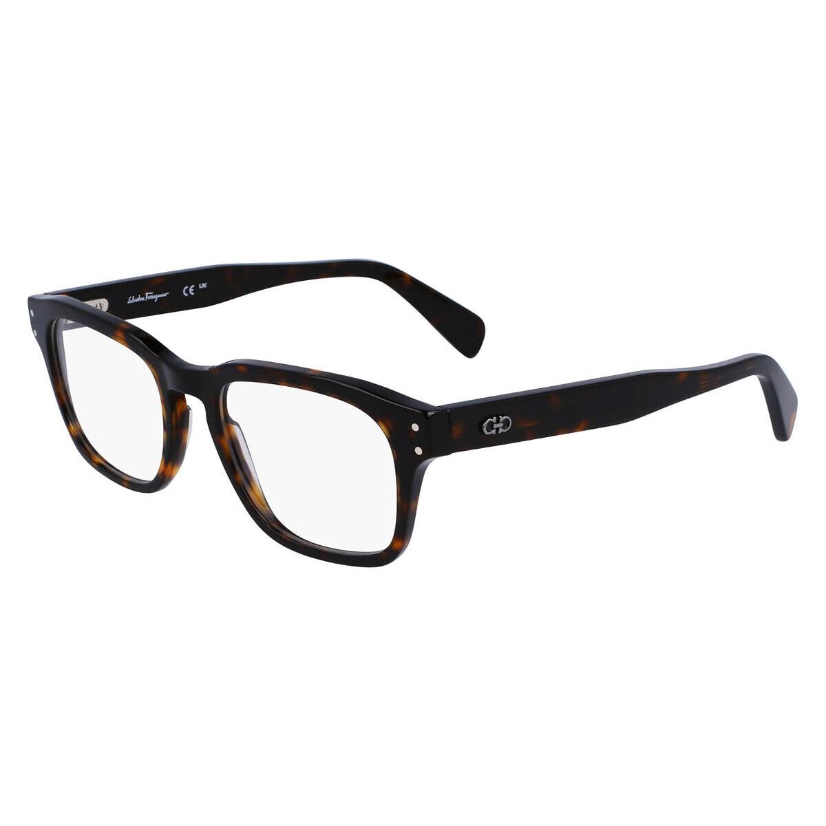 Salvatore Ferragamo SF2958 Eyeglasses Dark Tortoise 52mm