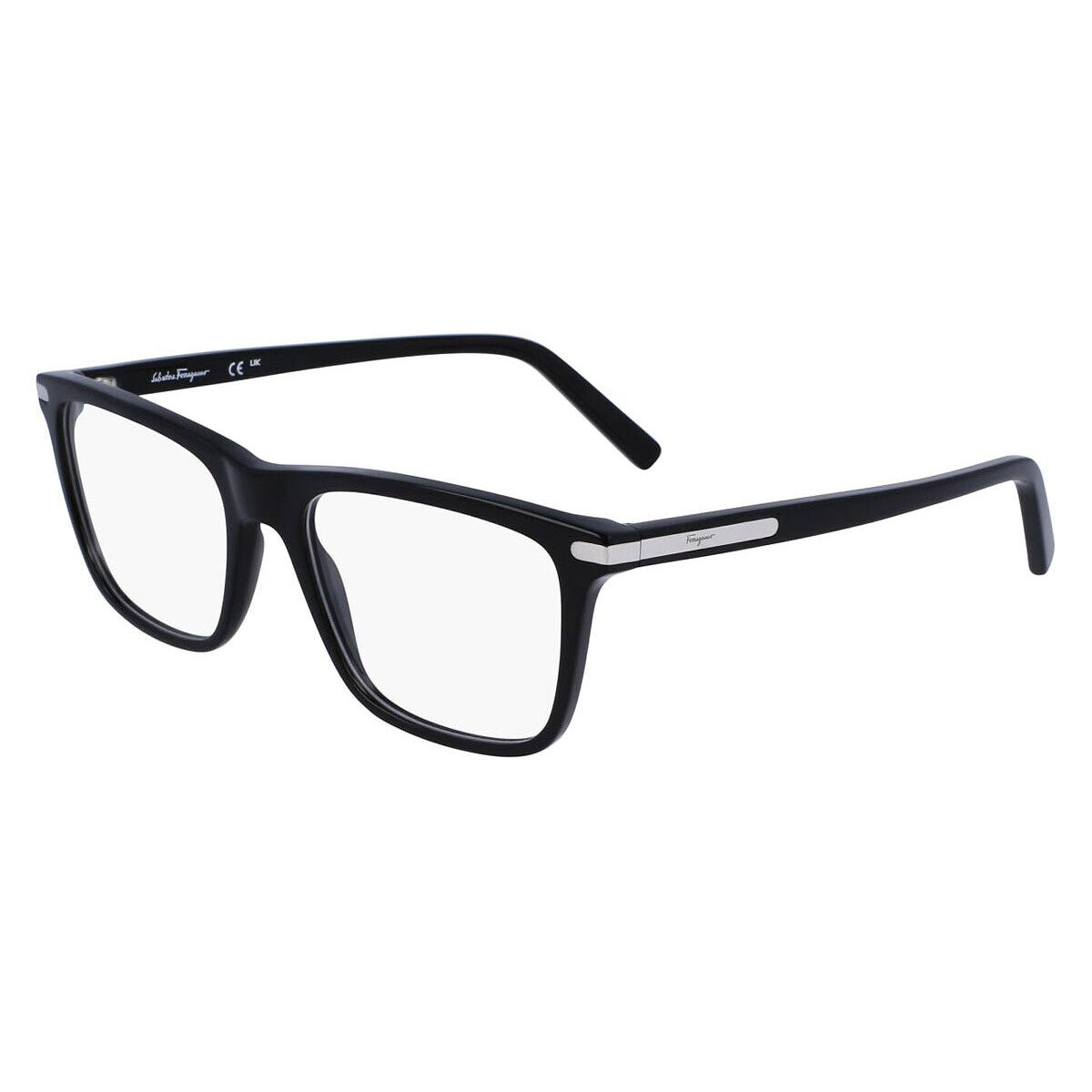 Salvatore Ferragamo SF2959 Eyeglasses Men Black Square 55mm