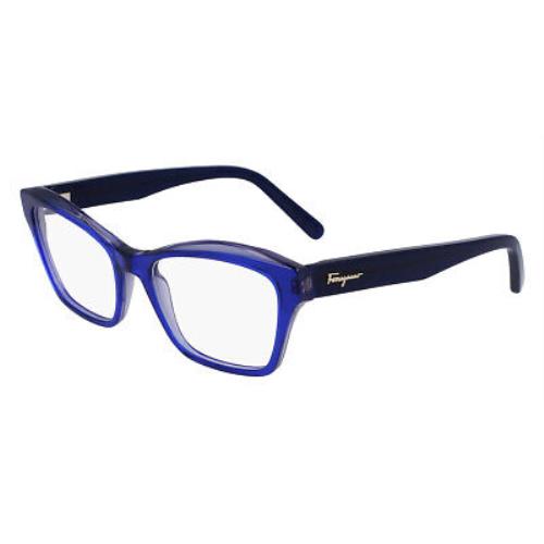 Salvatore Ferragamo SF2951 Eyeglasses Blue/gray 53mm