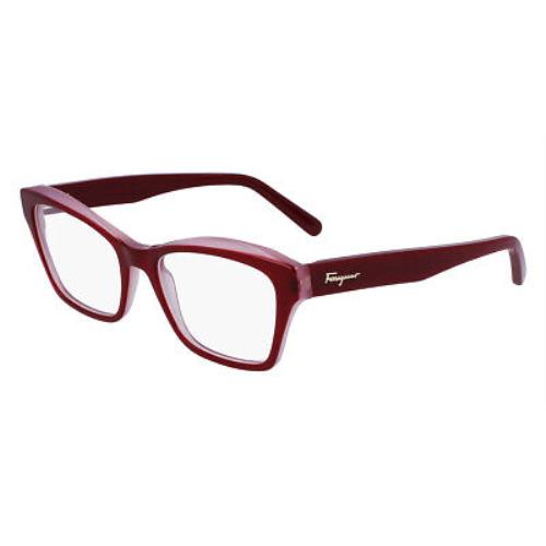 Salvatore Ferragamo SF2951 Eyeglasses Burgundy/rose 53mm