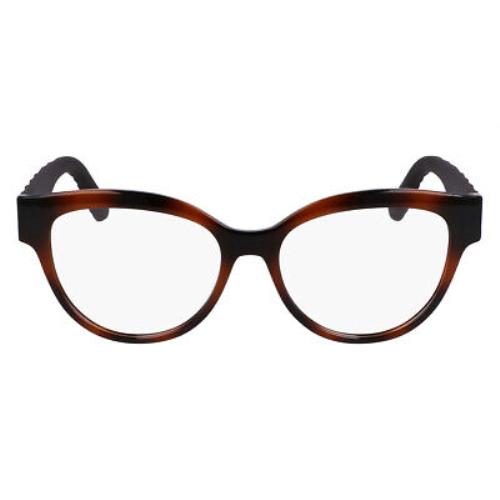 Salvatore Ferragamo SF2957E Eyeglasses Tortoise Cat Eye 54mm