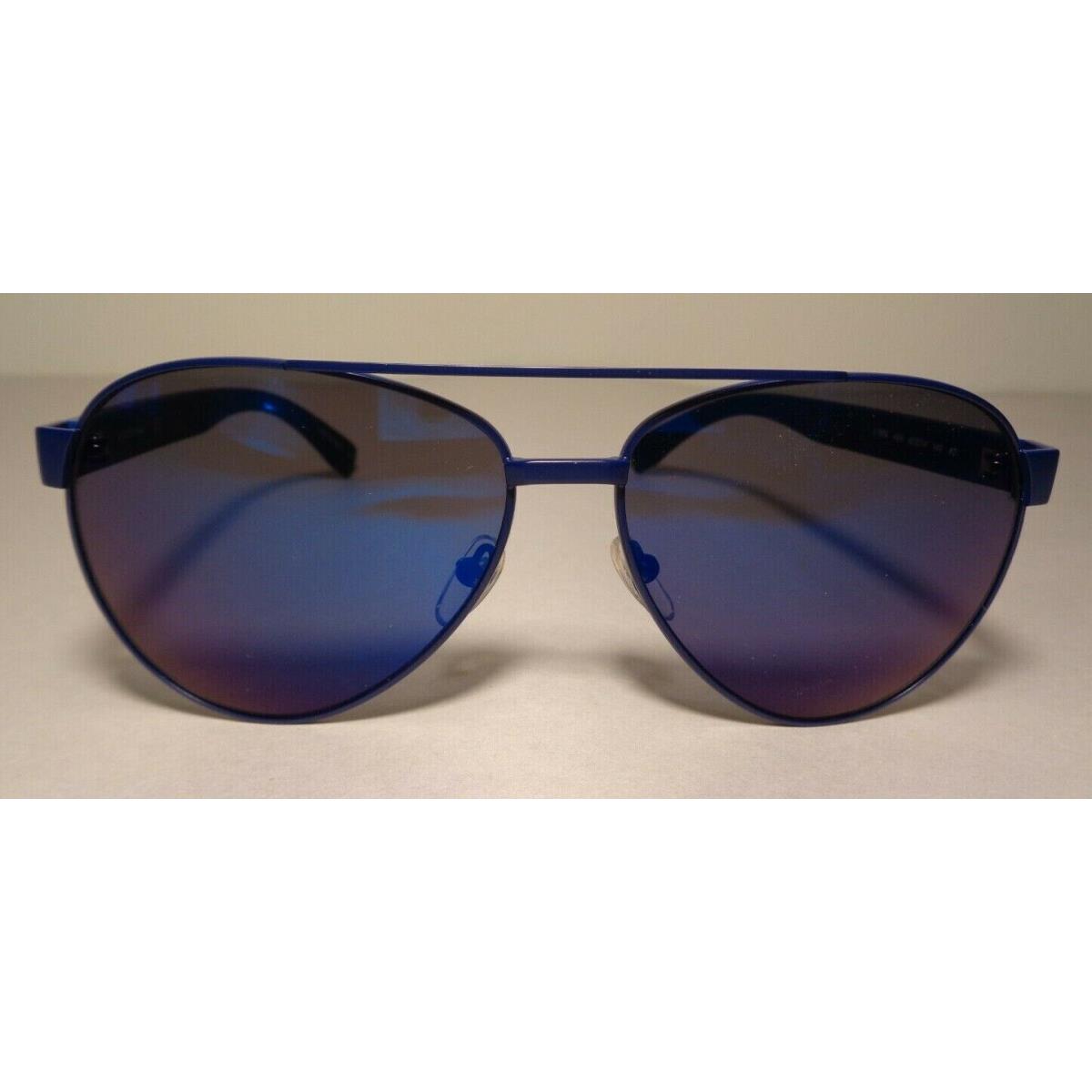 Lacoste L185S Matte Blue Men`s Aviator Sunglasses