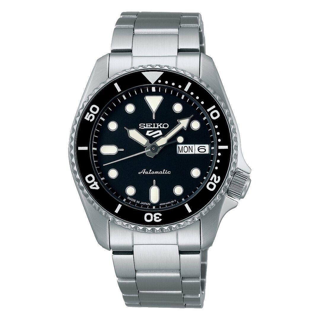 Seiko 5 Sports Automatic Black Dial 38mm Watch SRPK29