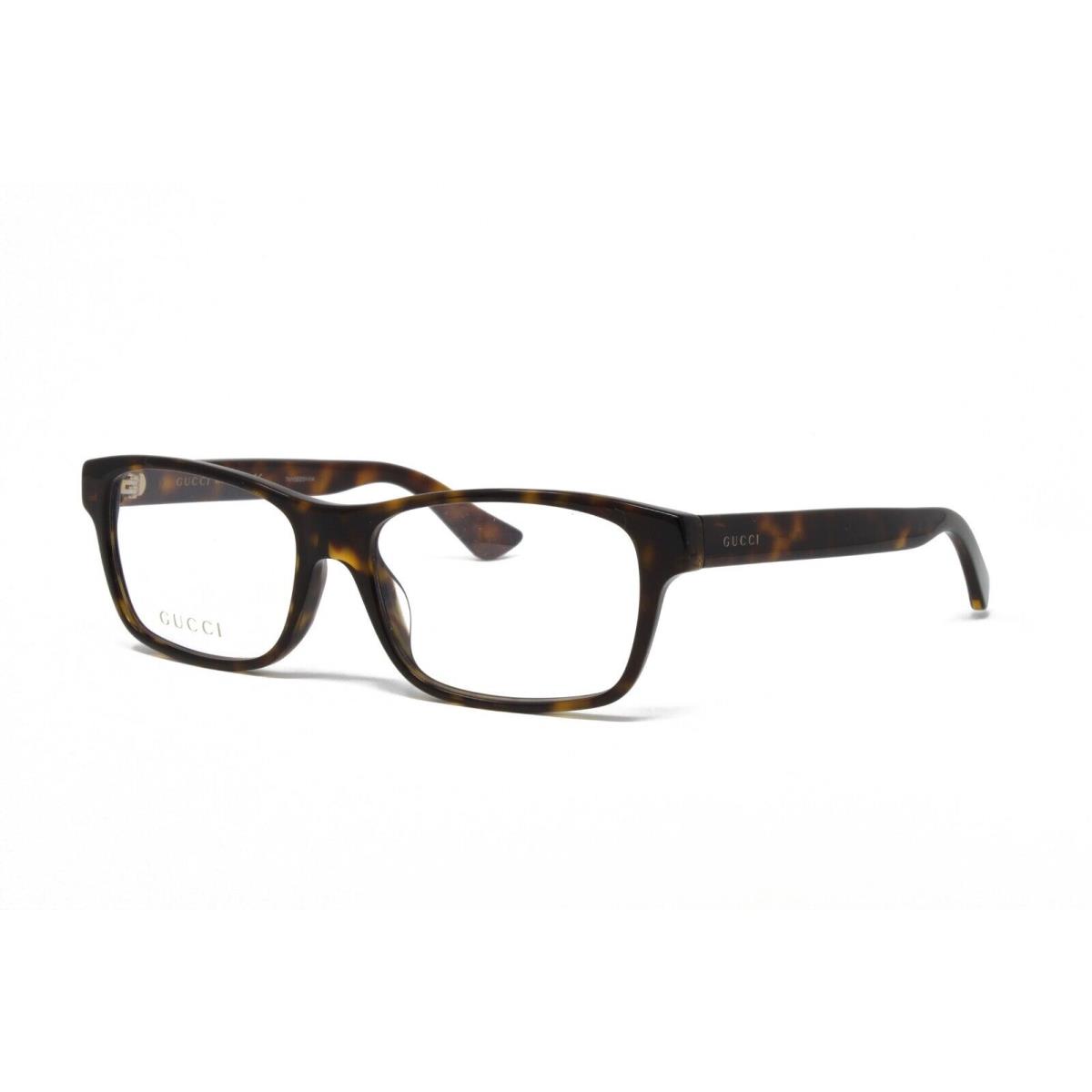 Gucci Men`s Optical GG0006OA 011 Havana 57mm Clear Demo Lens