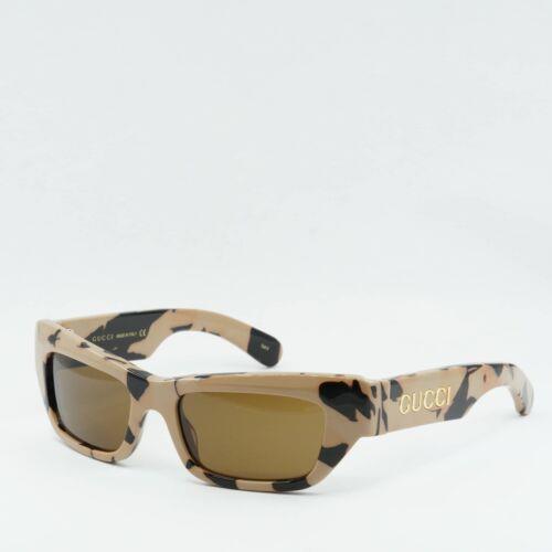 Gucci sunglasses  - Frame: black-big-spotted-havana, Lens: , Code: 1