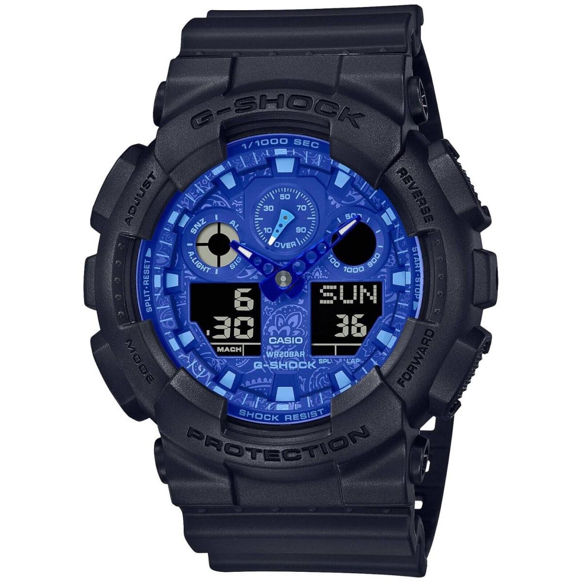 Casio Ana-digi 3-Eye Limited GA100BP-1A Black