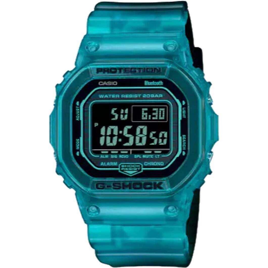 Casio G-shock DW-B5600G-2JF Blue Black Bluetooth Men`s Watch