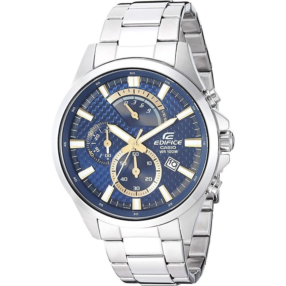 Casio Men`s EFV-530D-2A Edifice Blue Dial Watch