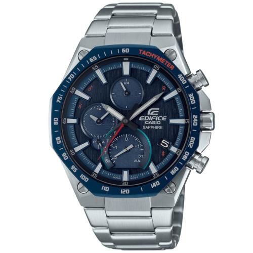 Casio Edifice Bluetooth Tough Solar Blue Dial Men`s Watch EQB1100XDB-2