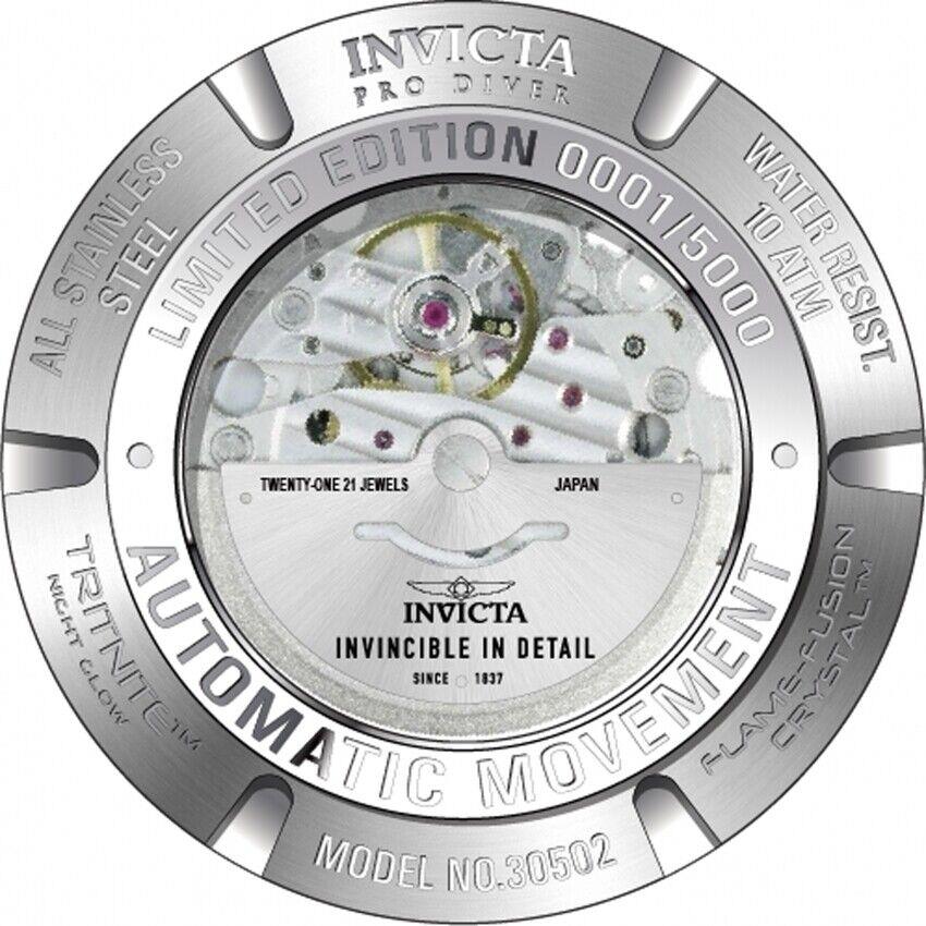 Invicta Pro Diver Automatic 21 Jewels 2 Tone Champagne Dial Link Bracelet Watch