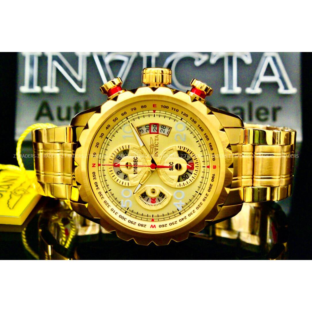 Invicta aviator online gold