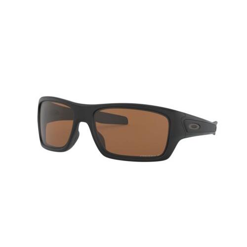 OO9263-40 Mens Oakley Turbine Polarized Sunglasses - Matte Black Frame