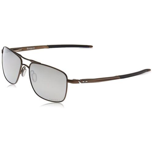 OO6038-06 Mens Oakley Gauge 6 Polarized Sunglasses - Frame: , Lens: Prizm Black