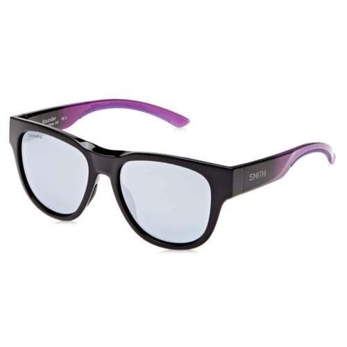 2010432JK52XB Mens Smith Optics Smith Rounder Sunglasses - Frame: Black Violet