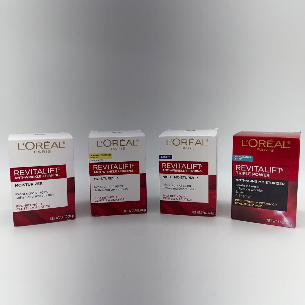 L`oréal Lot of 4 L`or al Paris Revitalift Anti-wrinkle + Firming Triple Power H